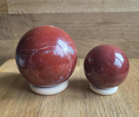 Red Jasper sphere