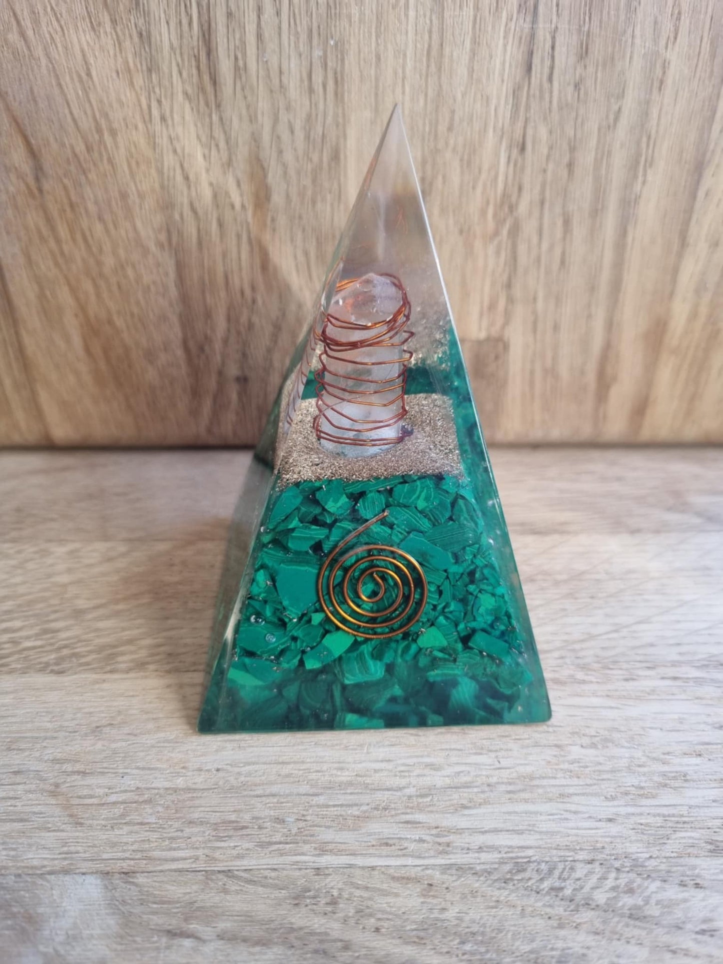 Large orgonite pyramid