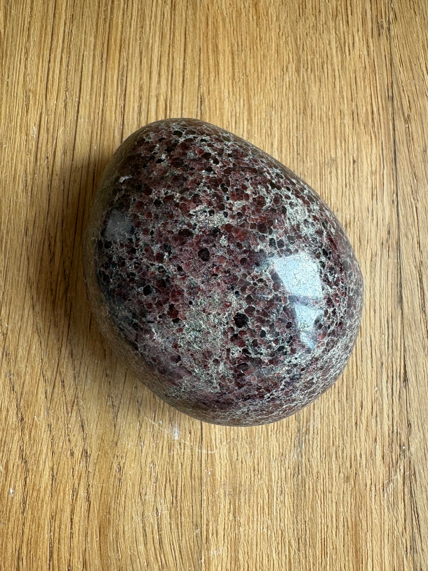 Garnet pebble
