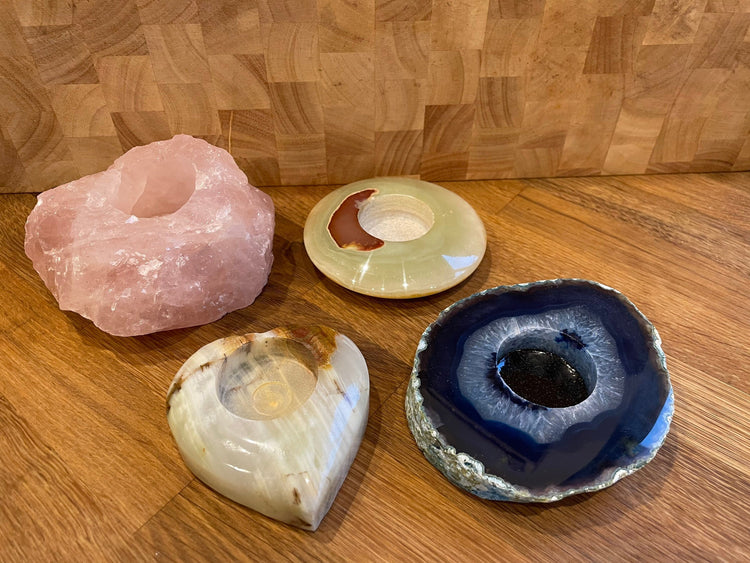 Tea light and incense holders