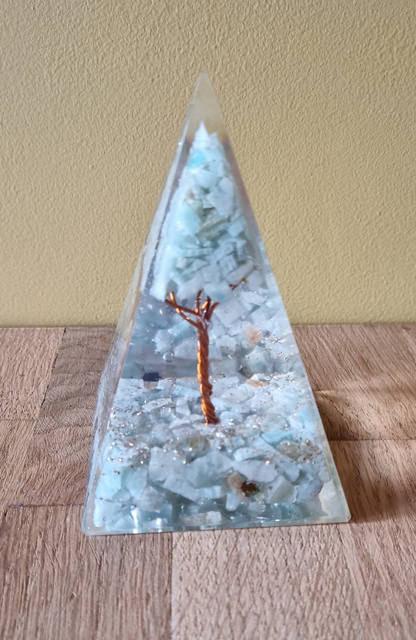 Large orgonite pyramid