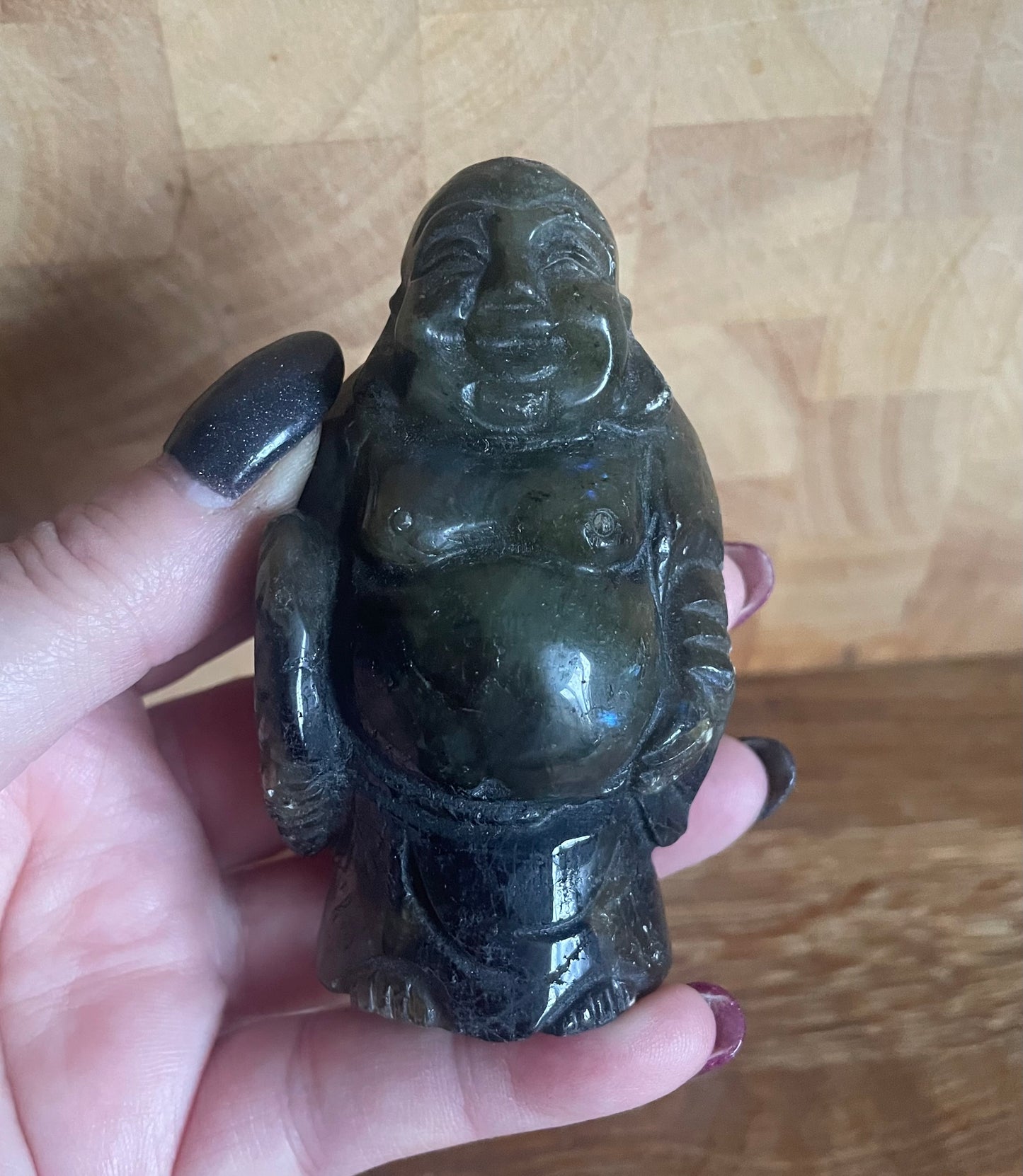 Labradorite Buddha