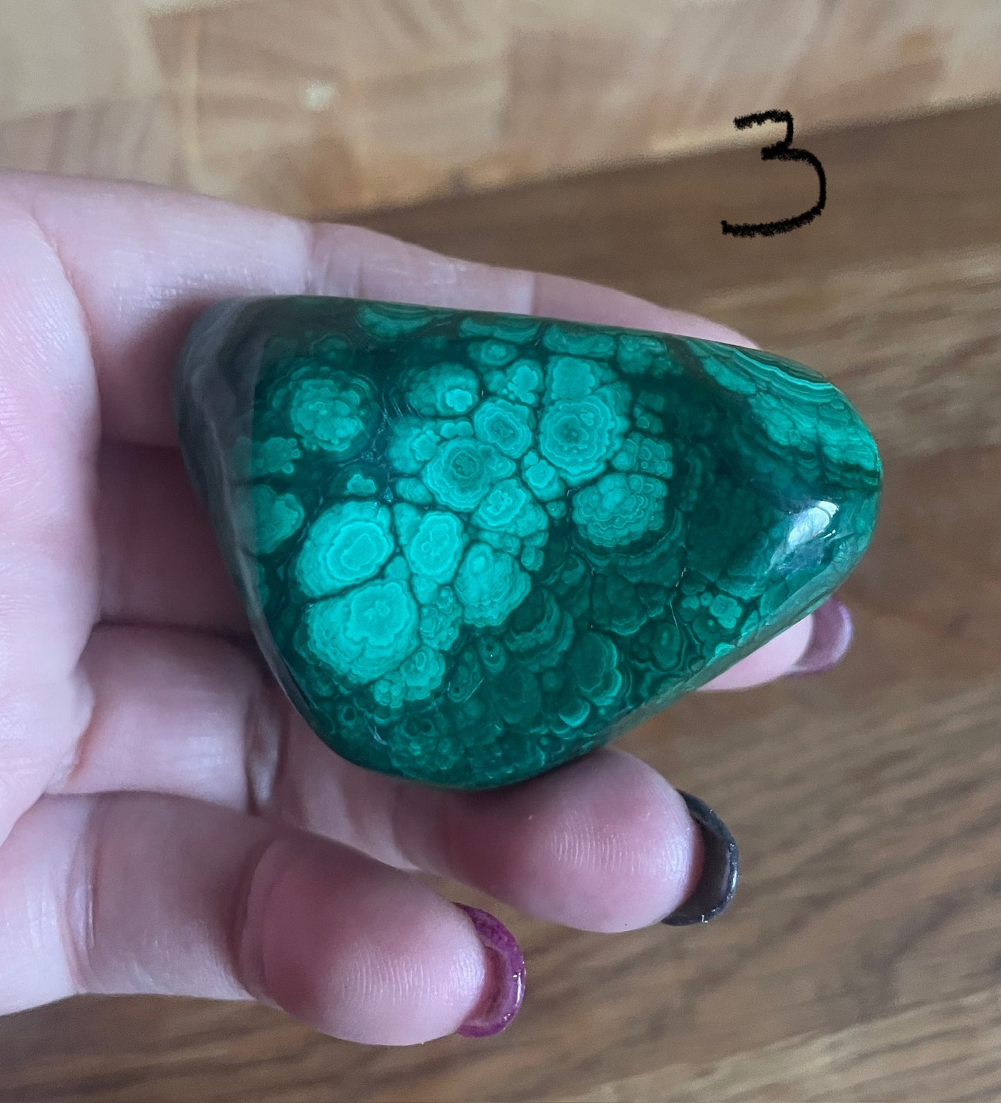 Malachite piece