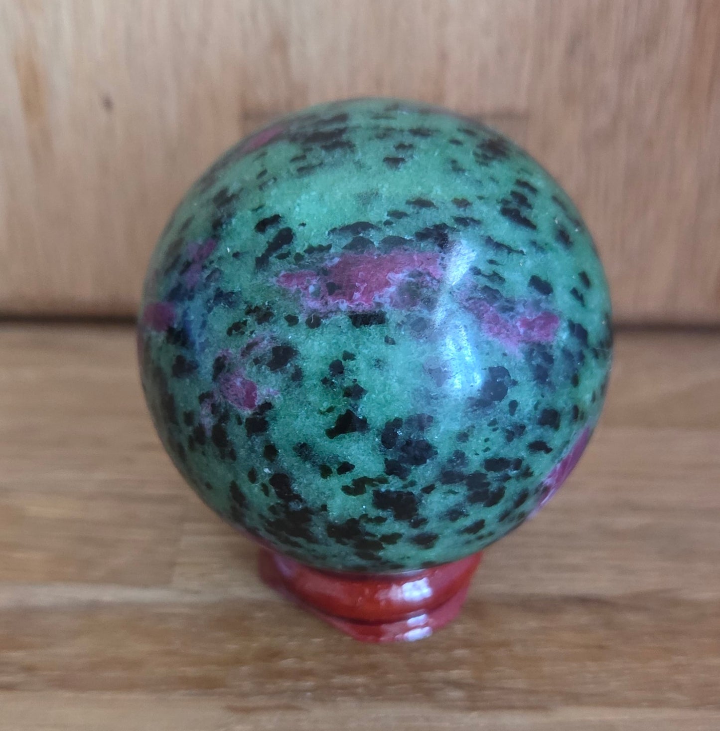 Ruby in Zoisite sphere, 5.36cm