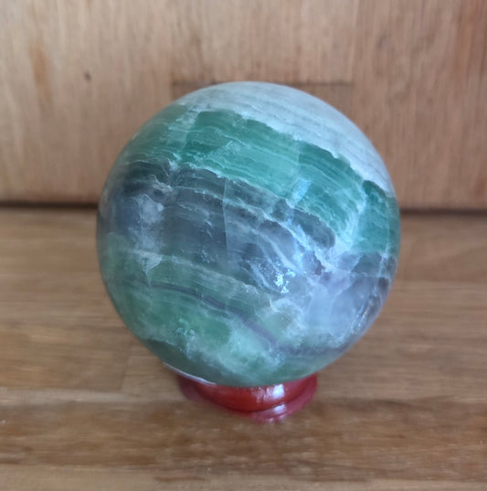 Fluorite sphere, 5.41cm