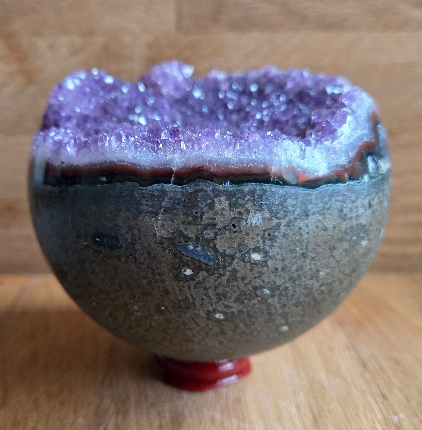 Uruguayan Amethyst druzy sphere