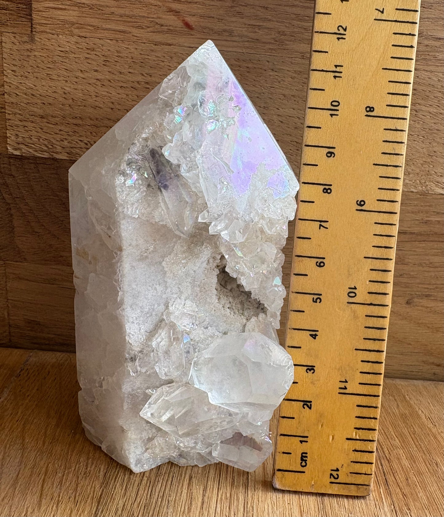 Angel aura quartz point