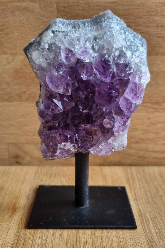 Amethyst on stand