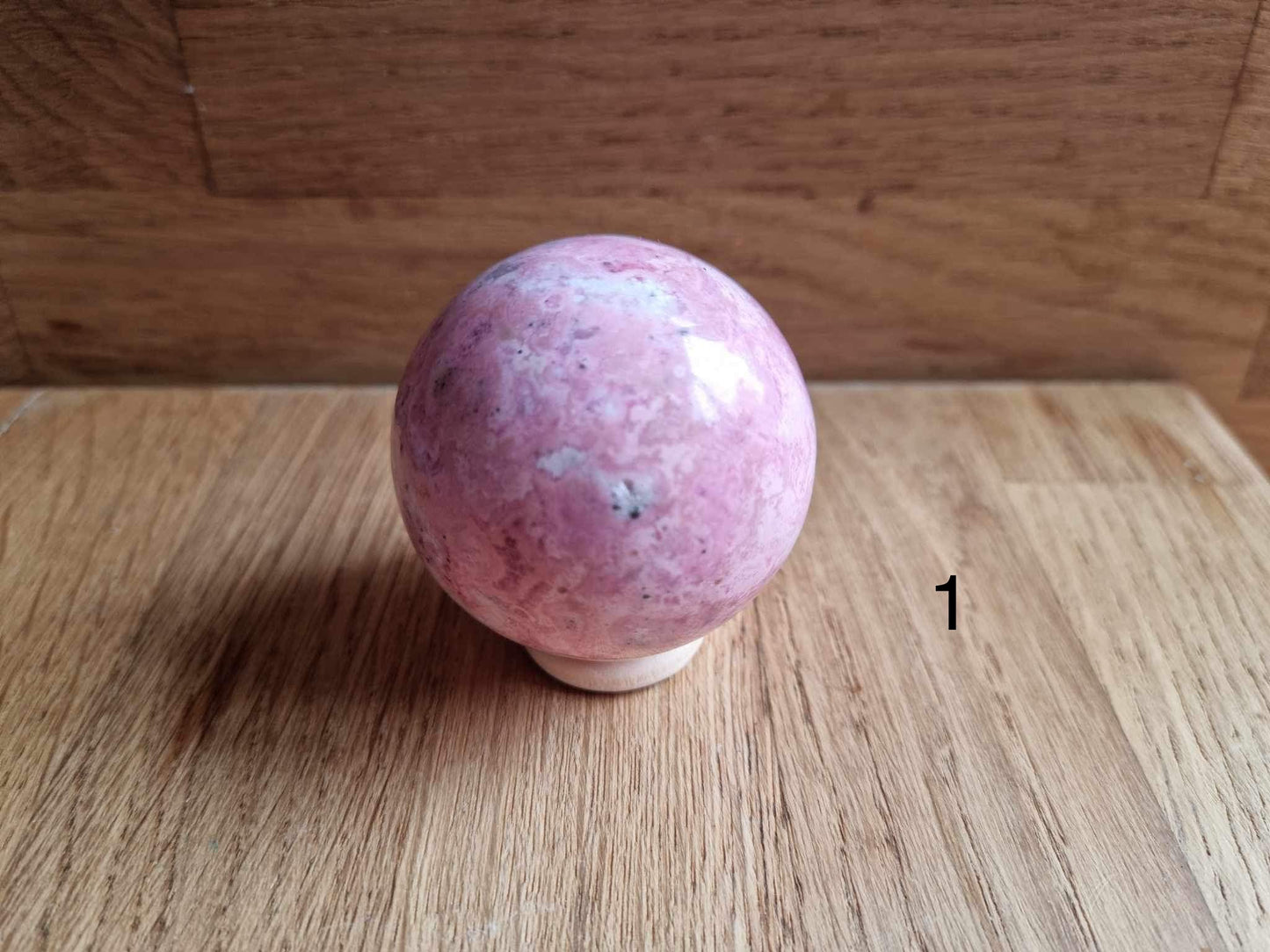 Peruvian rhodonite sphere