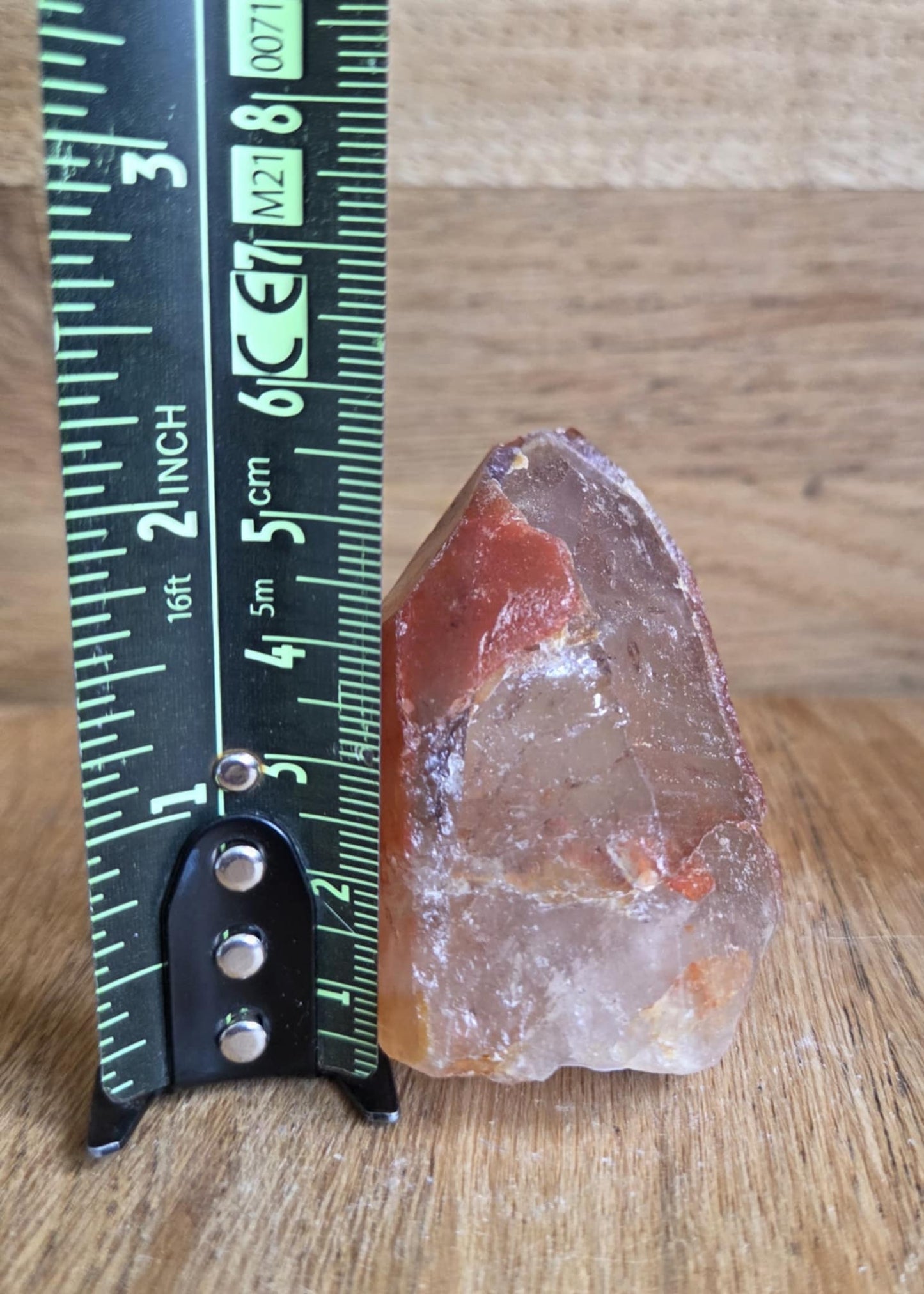 Tangerine quartz point