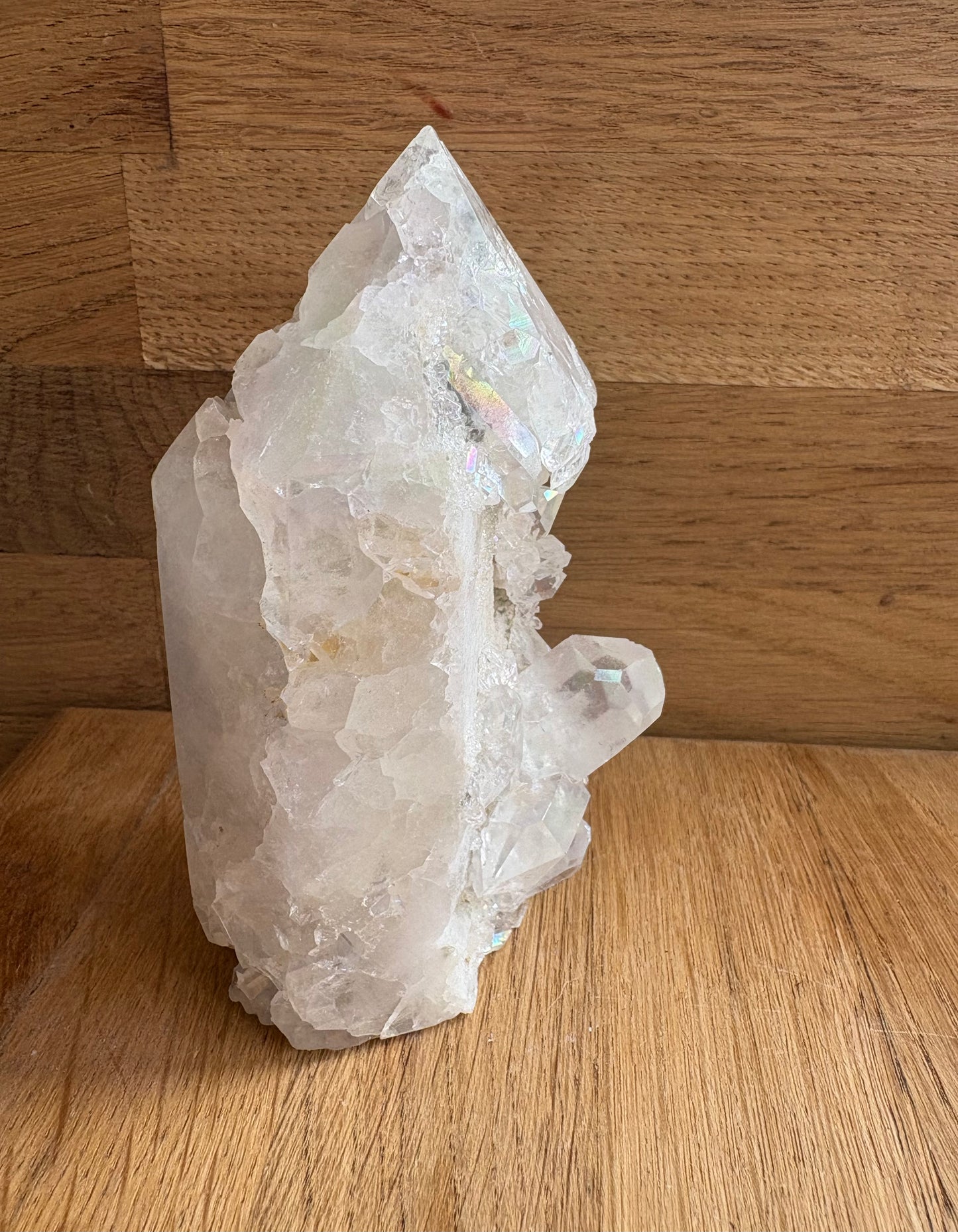 Angel aura quartz point