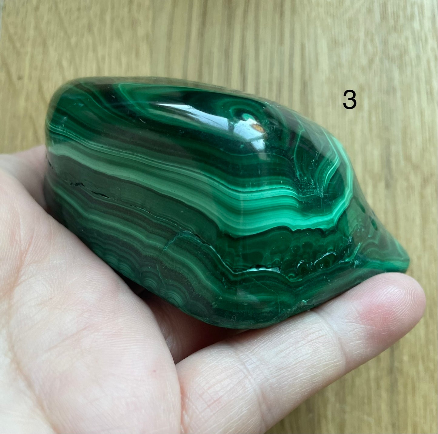 Malachite piece