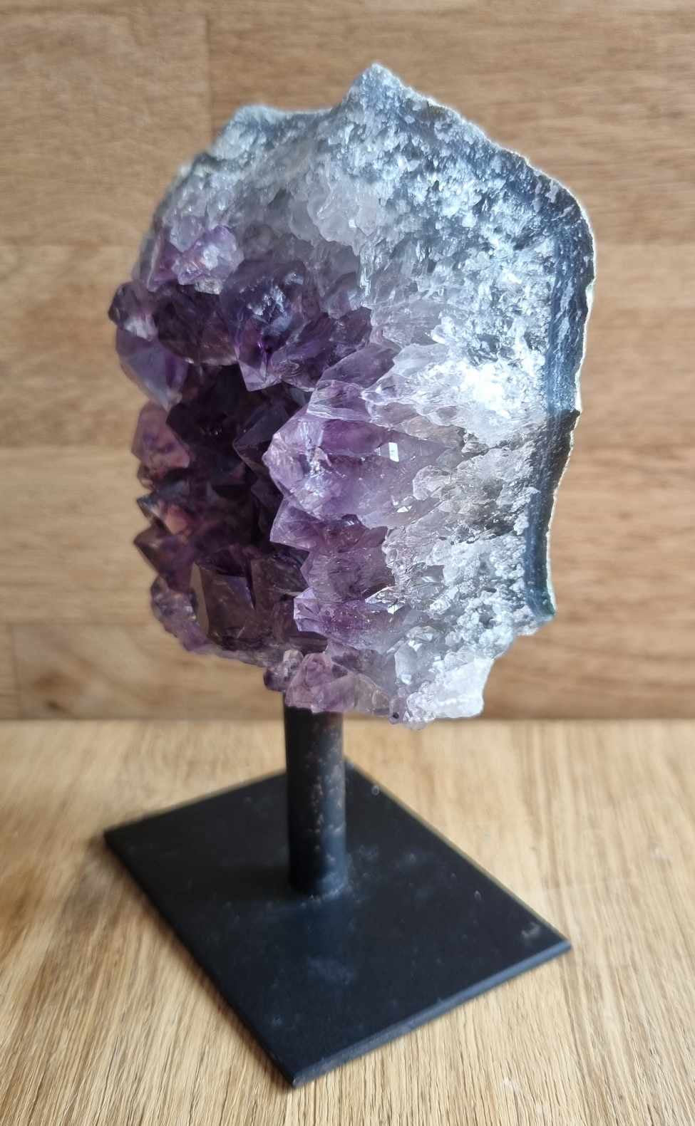 Amethyst on stand