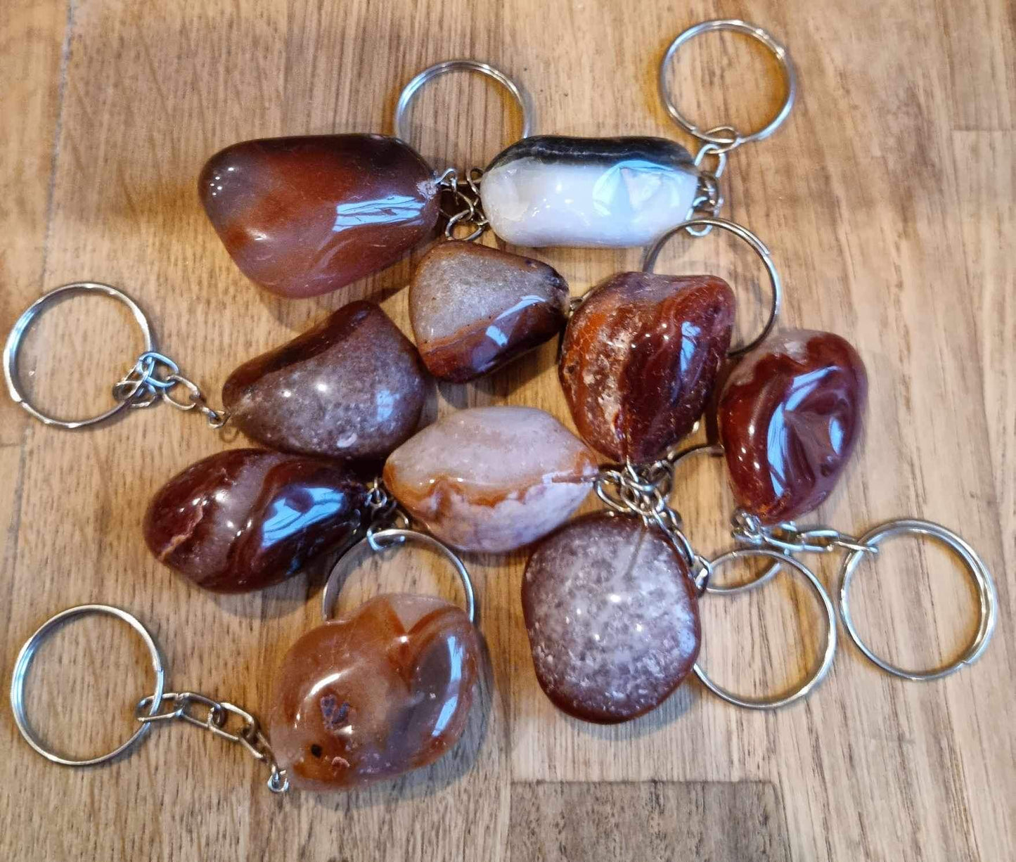 Gemstone keyrings