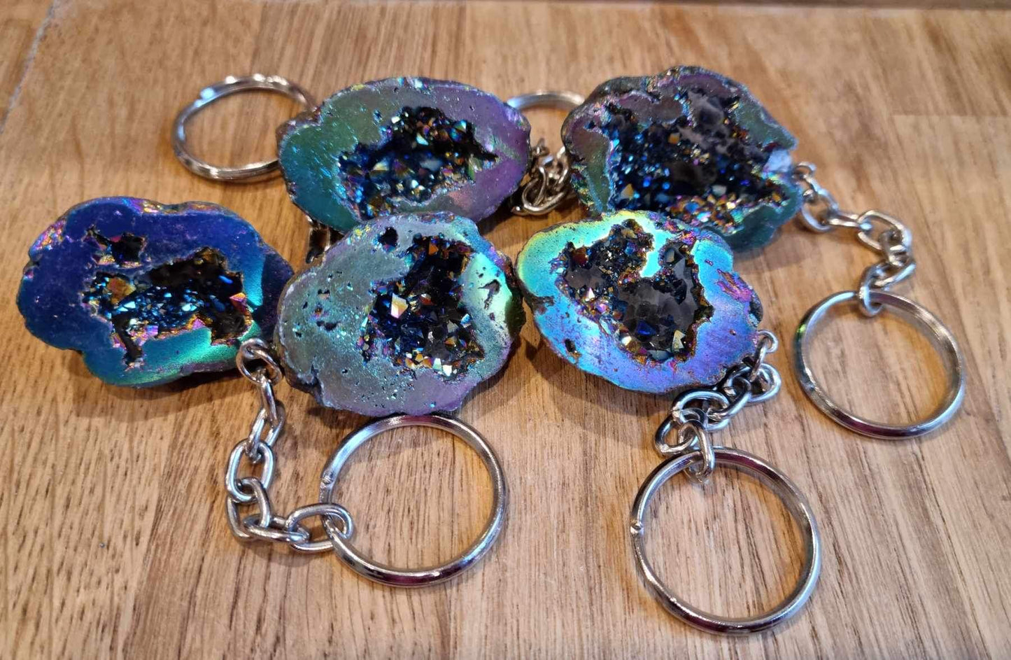 Gemstone keyrings