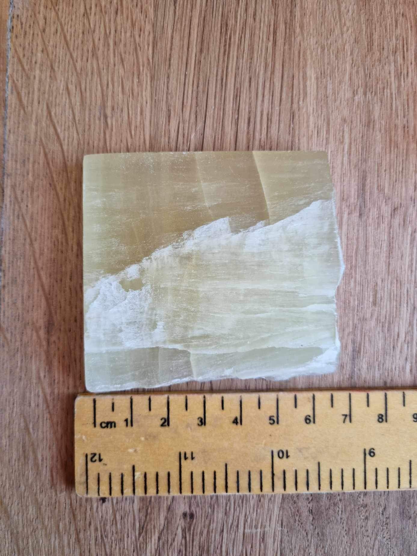 Lemon calcite slab