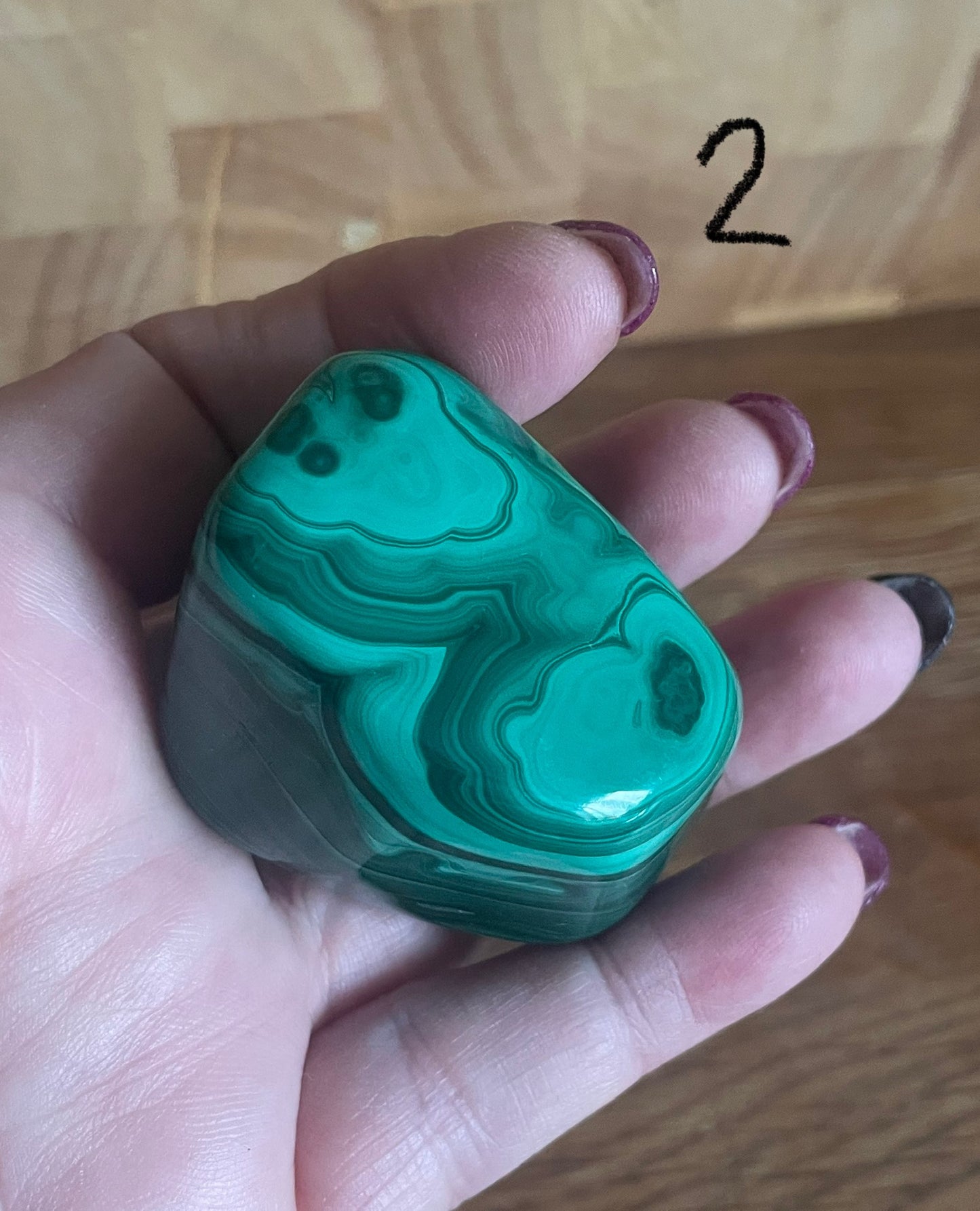 Malachite piece