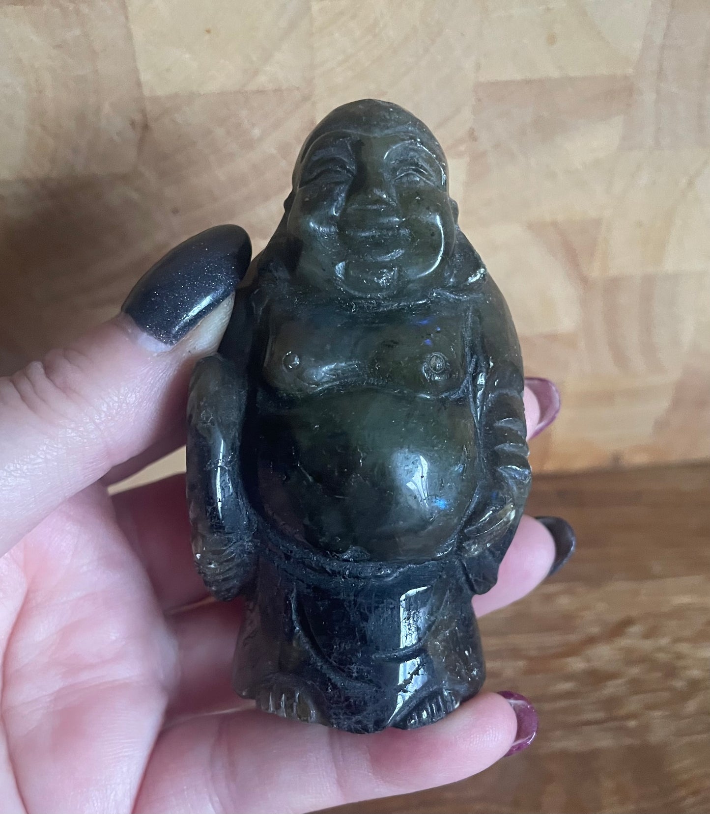 Labradorite Buddha