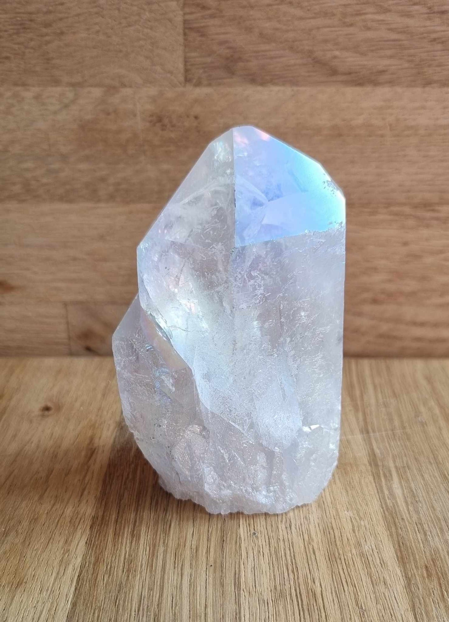 Angel aura quartz cluster