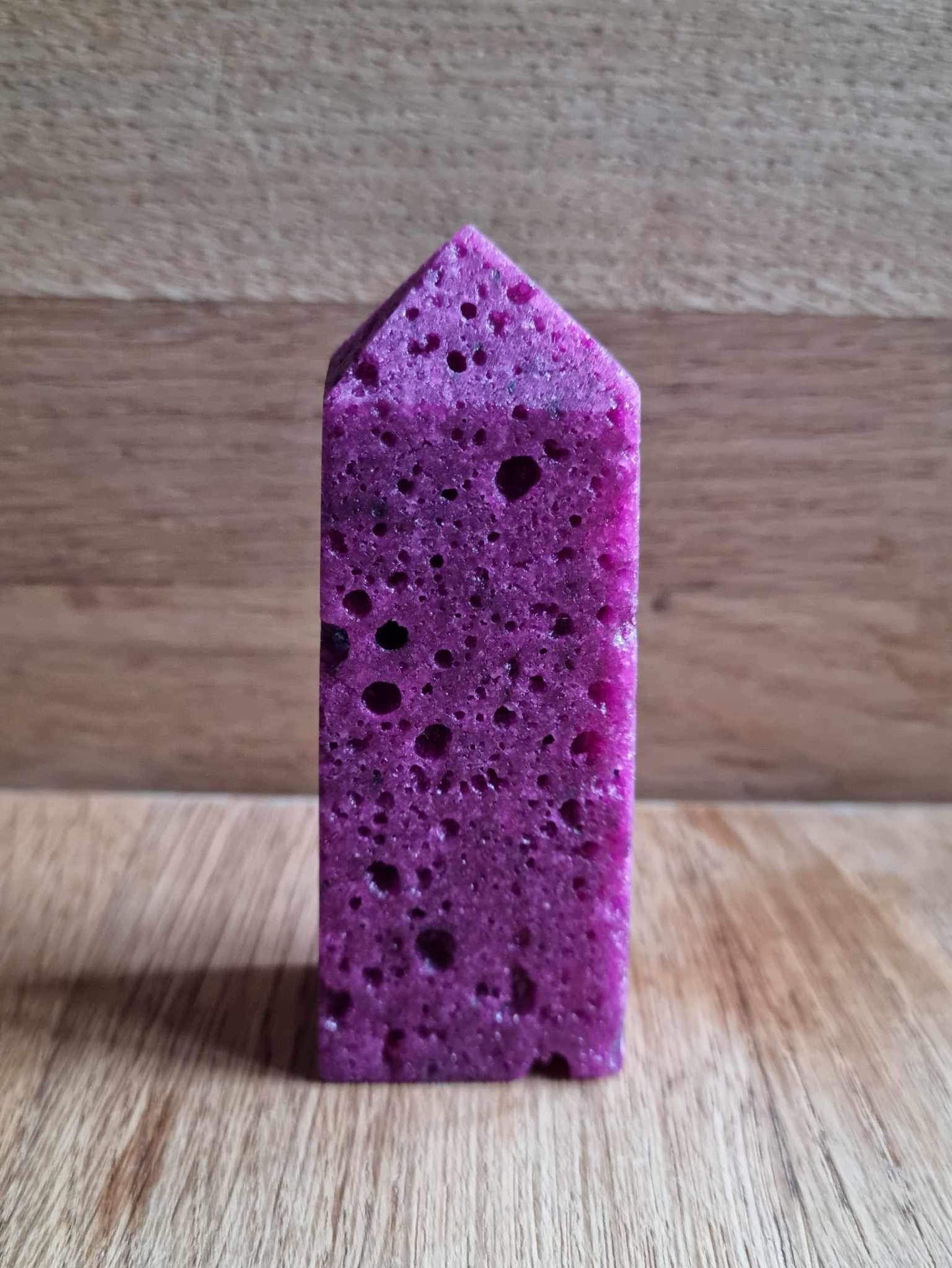 Honeycomb ruby point, 9.02cm