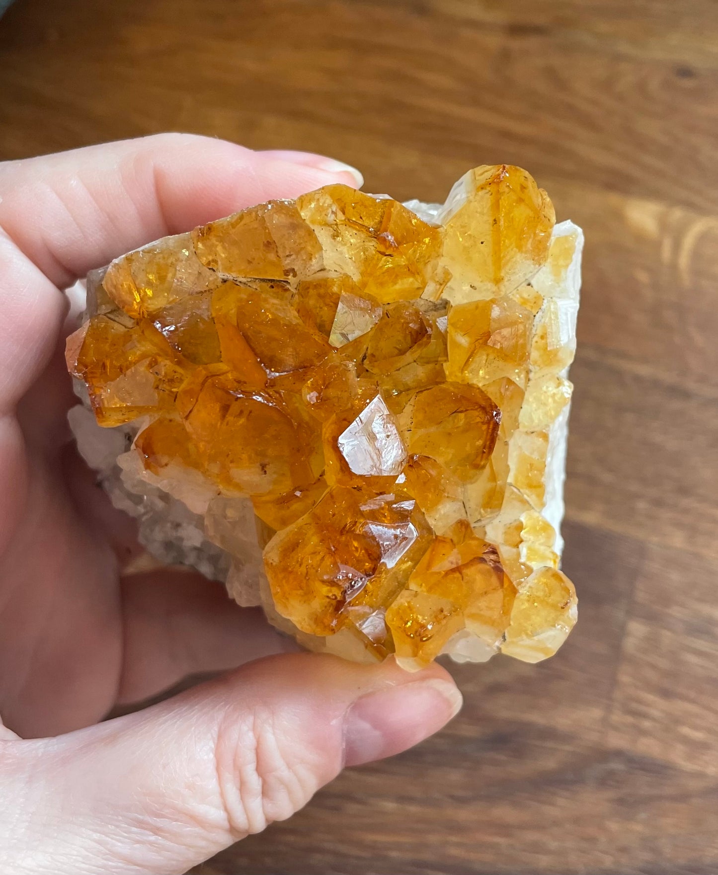 Citrine druze piece