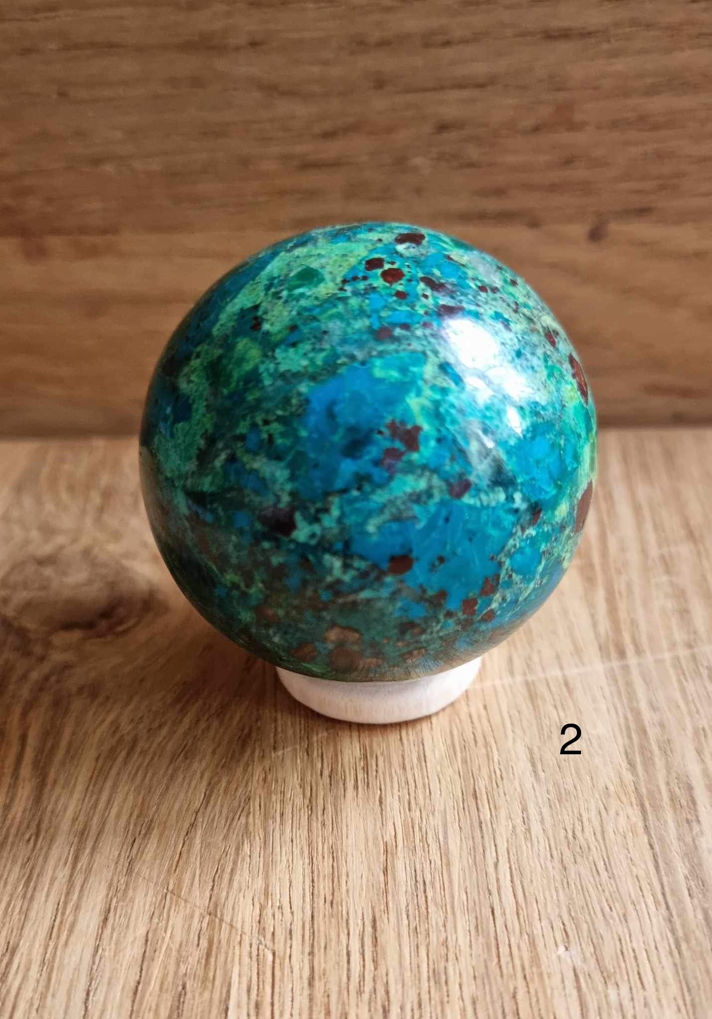 Chrysocolla sphere