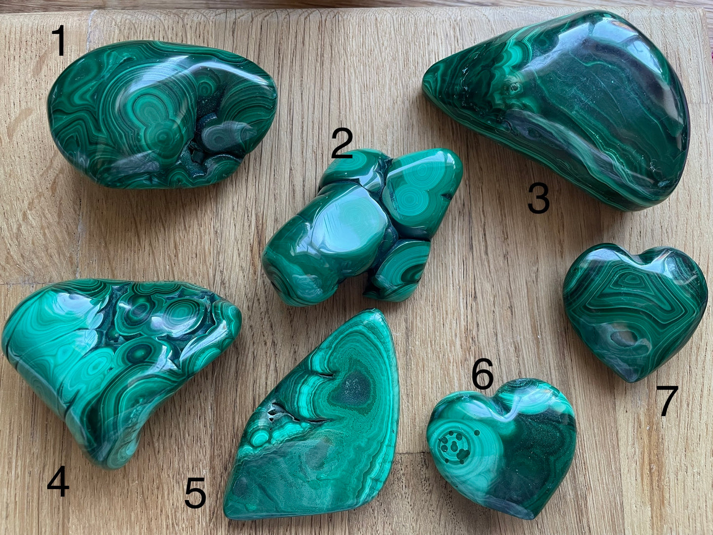 Malachite piece