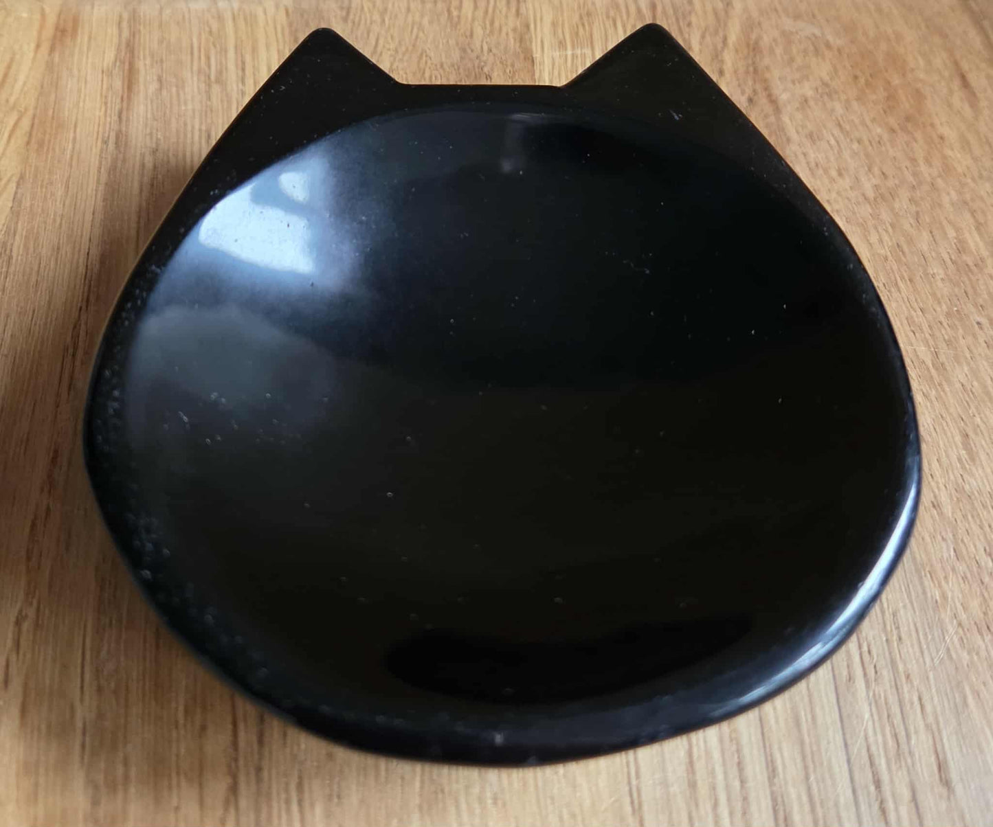 Black obsidian bowl
