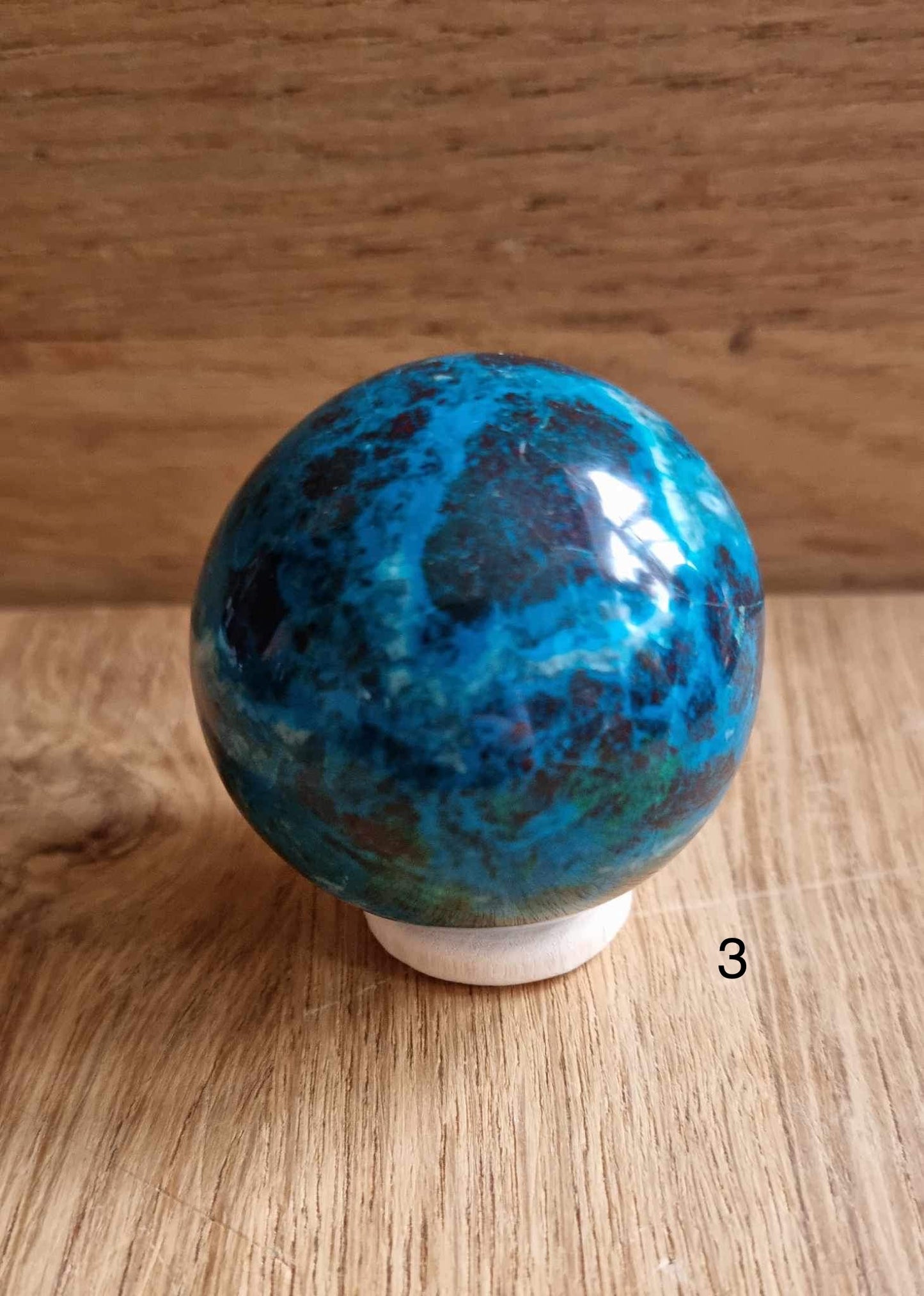 Chrysocolla sphere