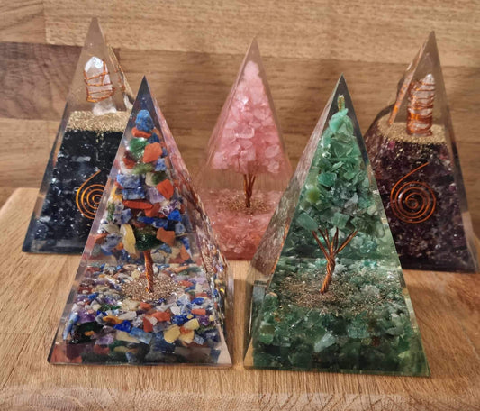 Large orgonite pyramid