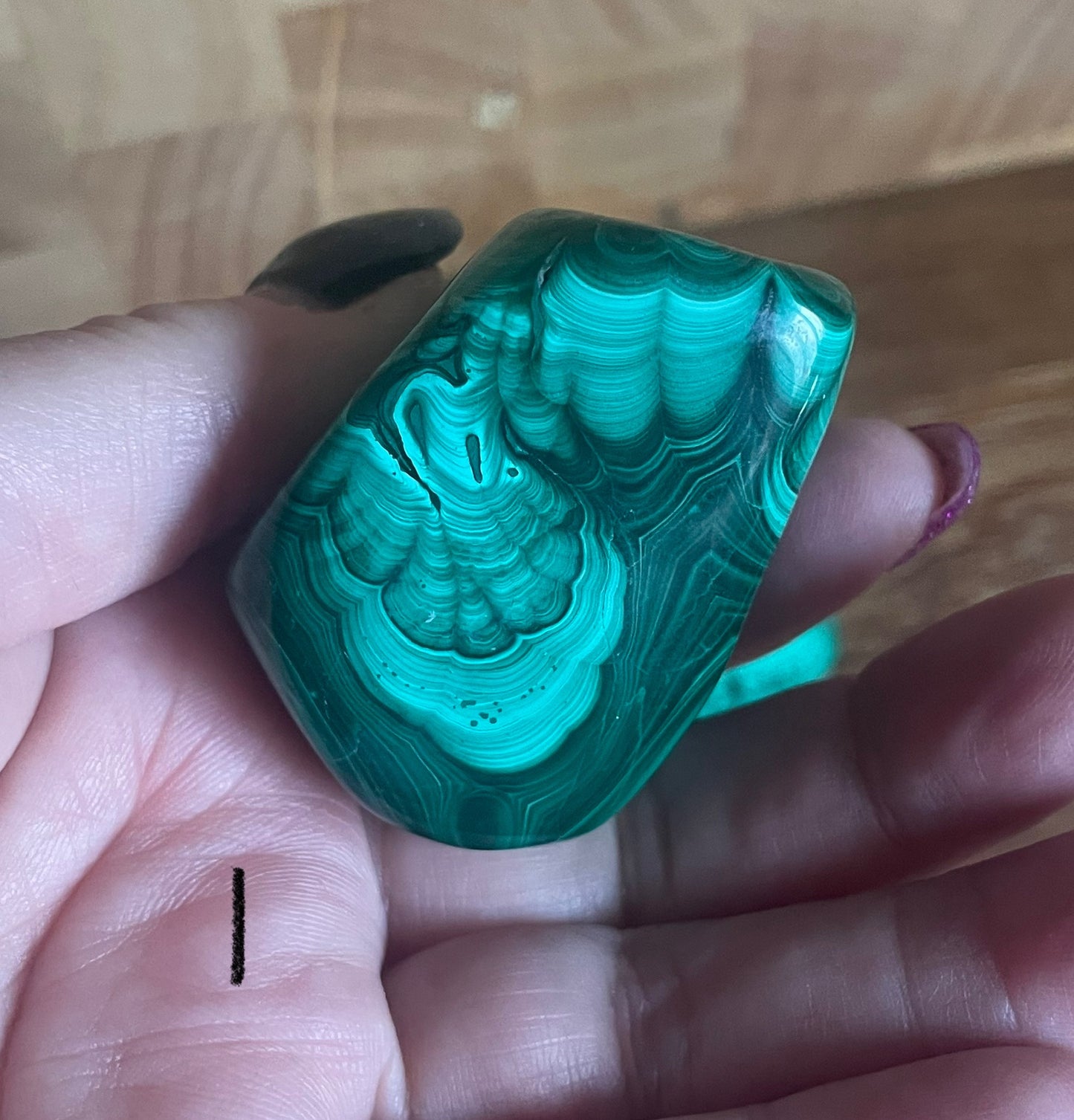 Malachite piece