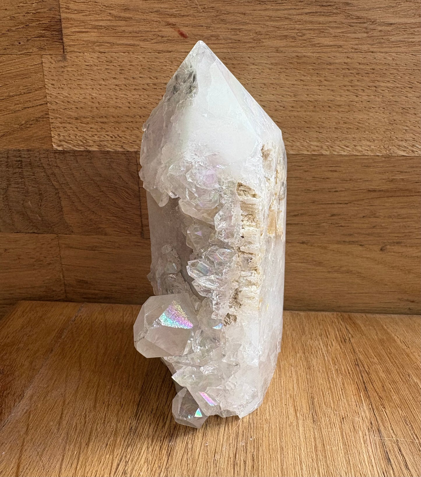 Angel aura quartz point