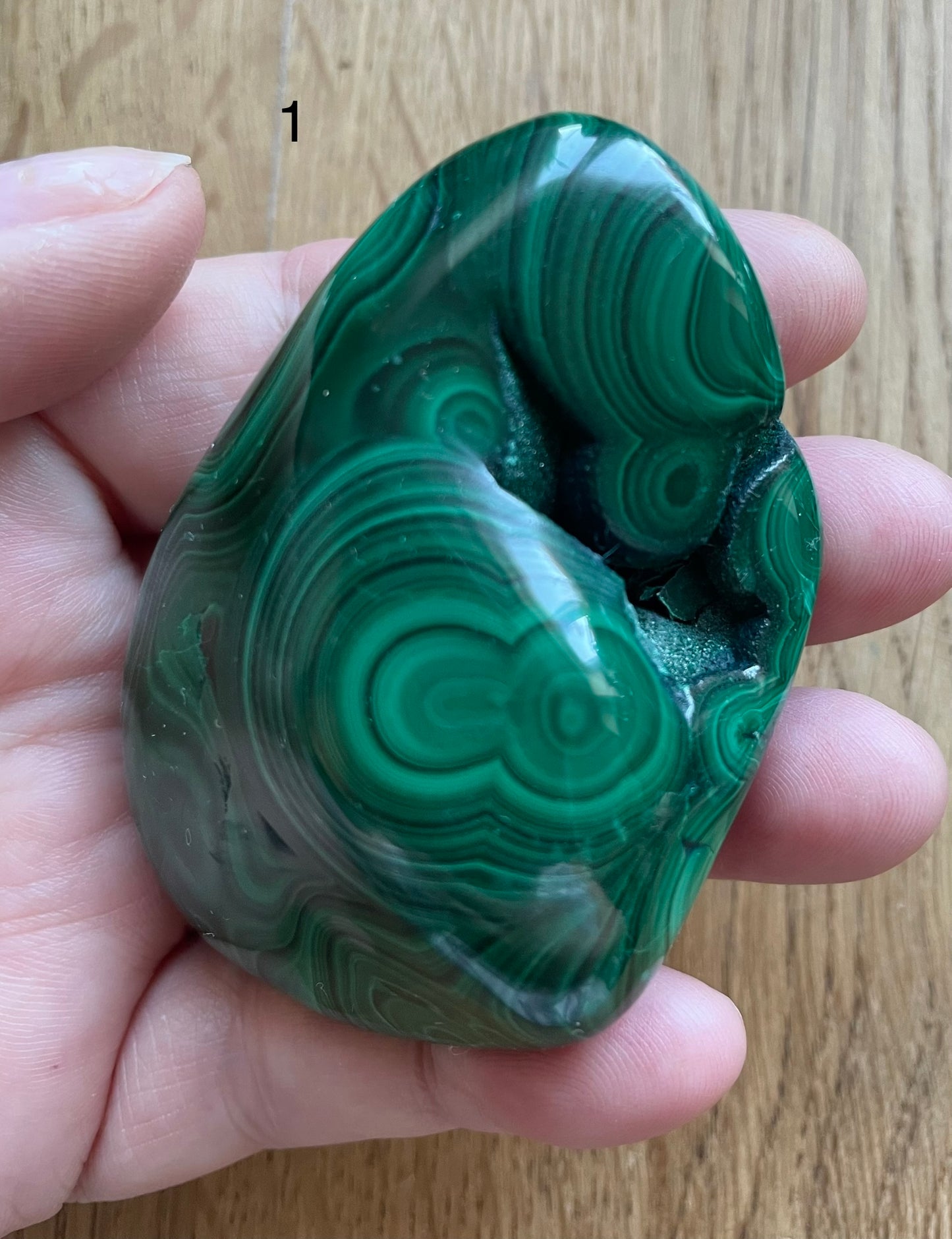 Malachite piece