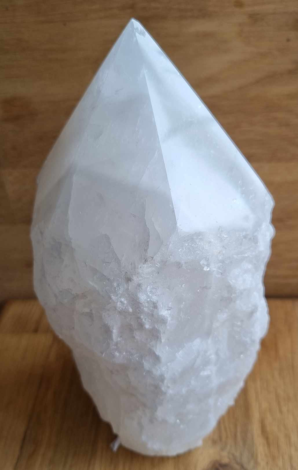 Clear quartz large generator point