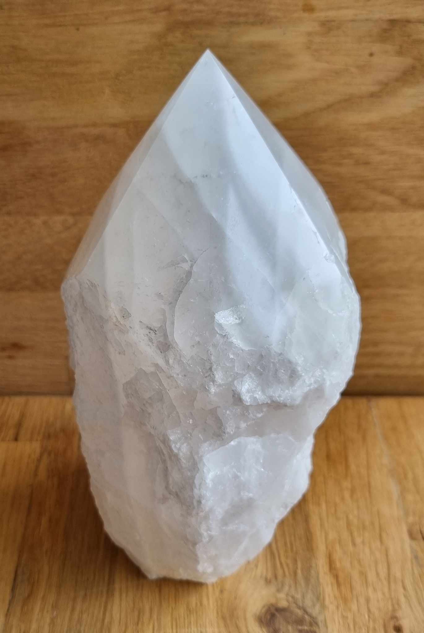 Clear quartz large generator point