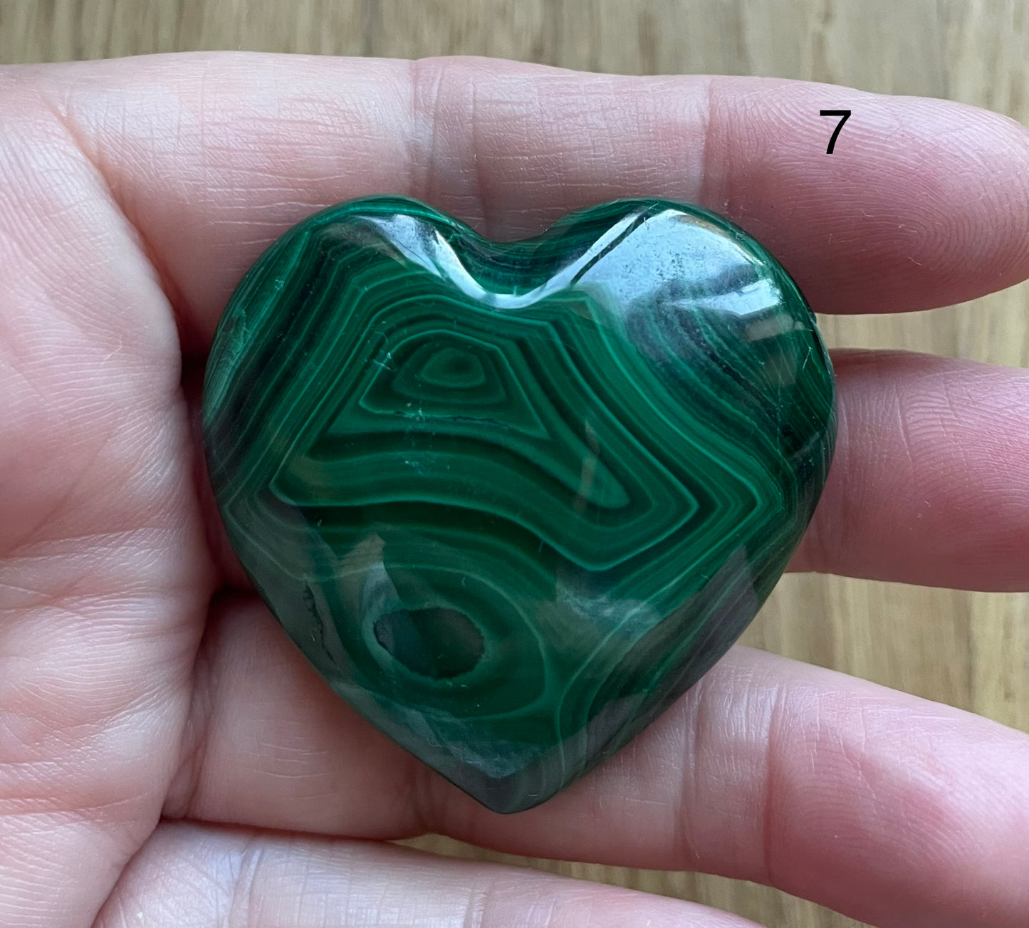 Malachite piece