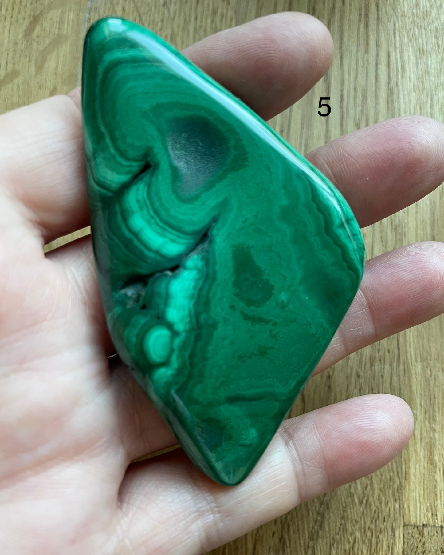 Malachite piece