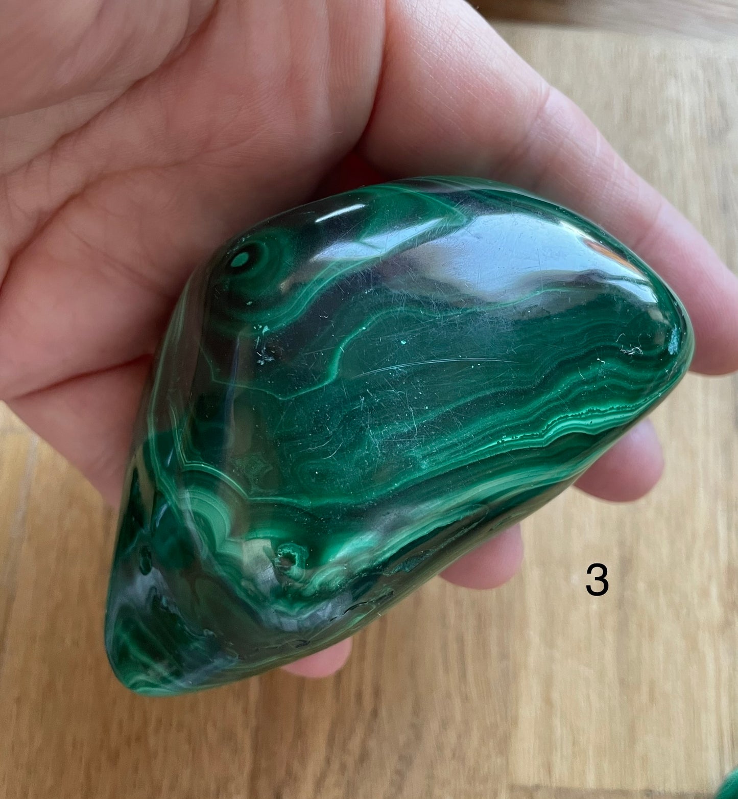 Malachite piece