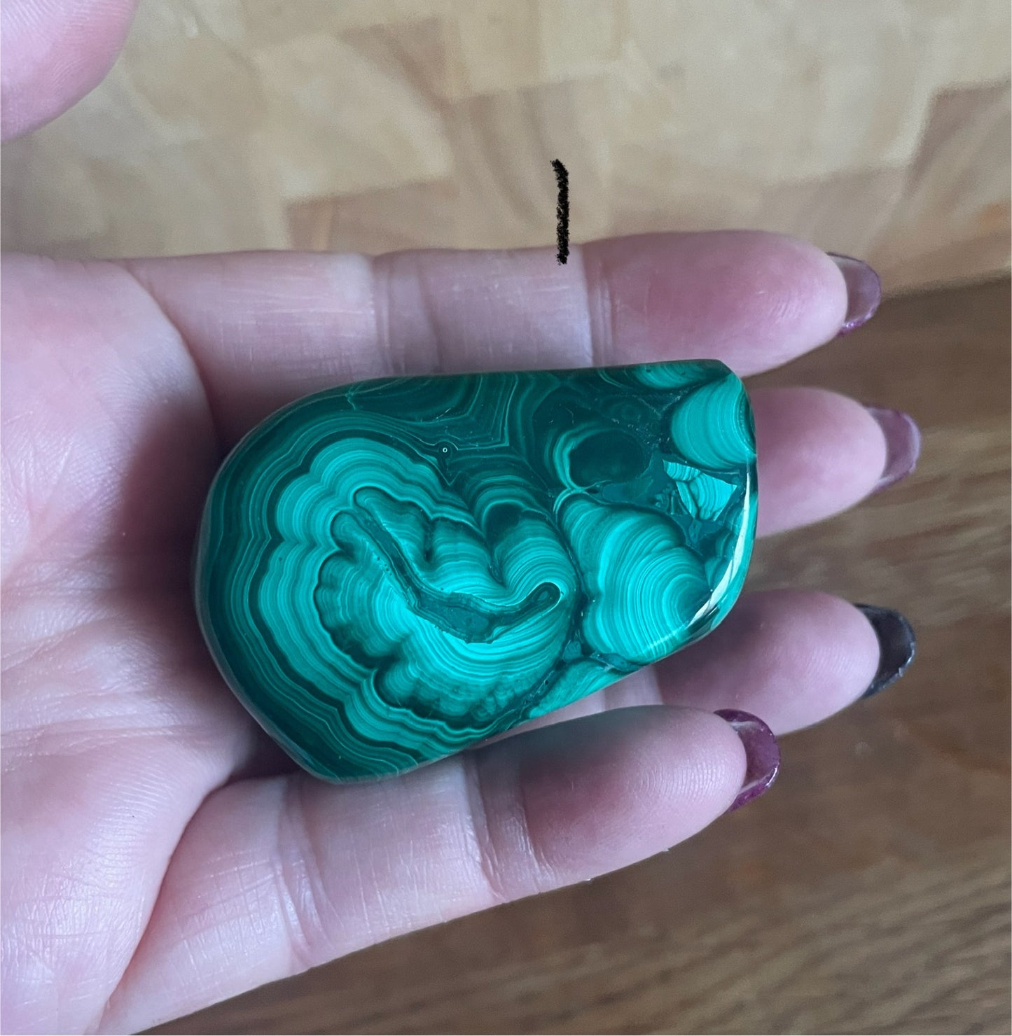 Malachite piece