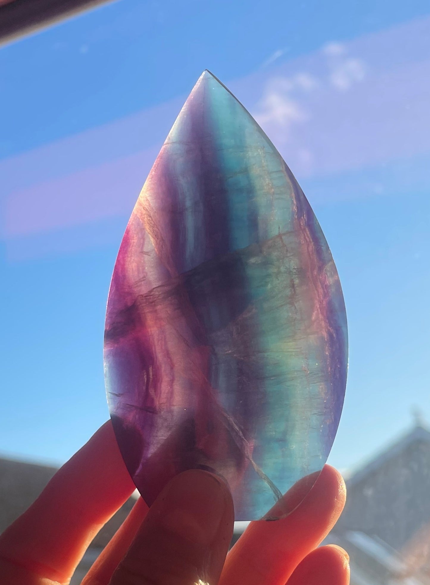 Fluorite tear drop