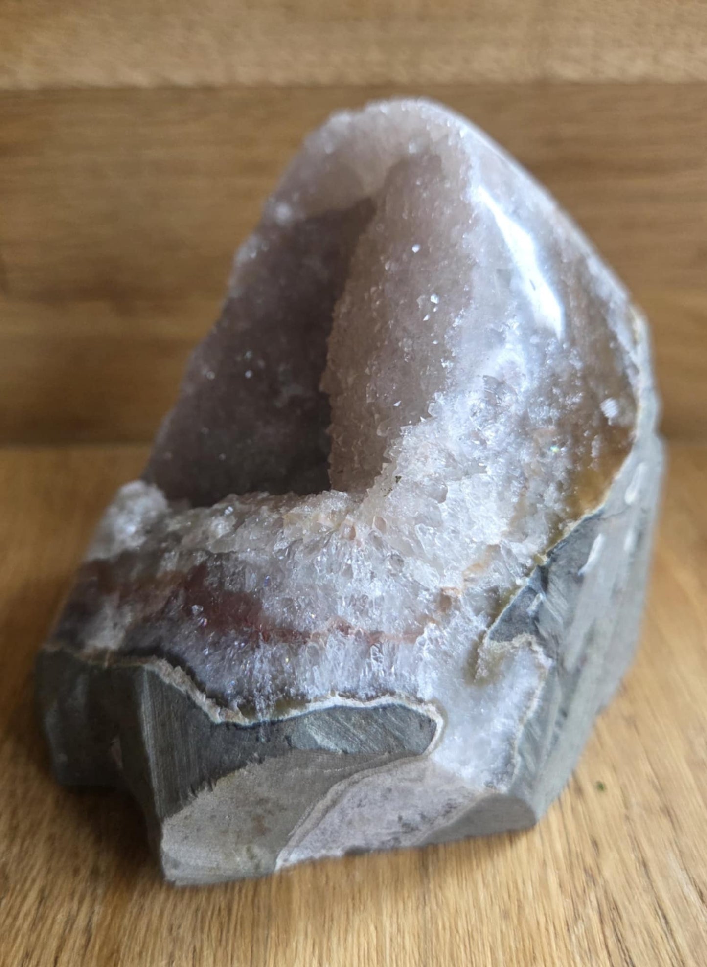 Snowy amethyst Druze