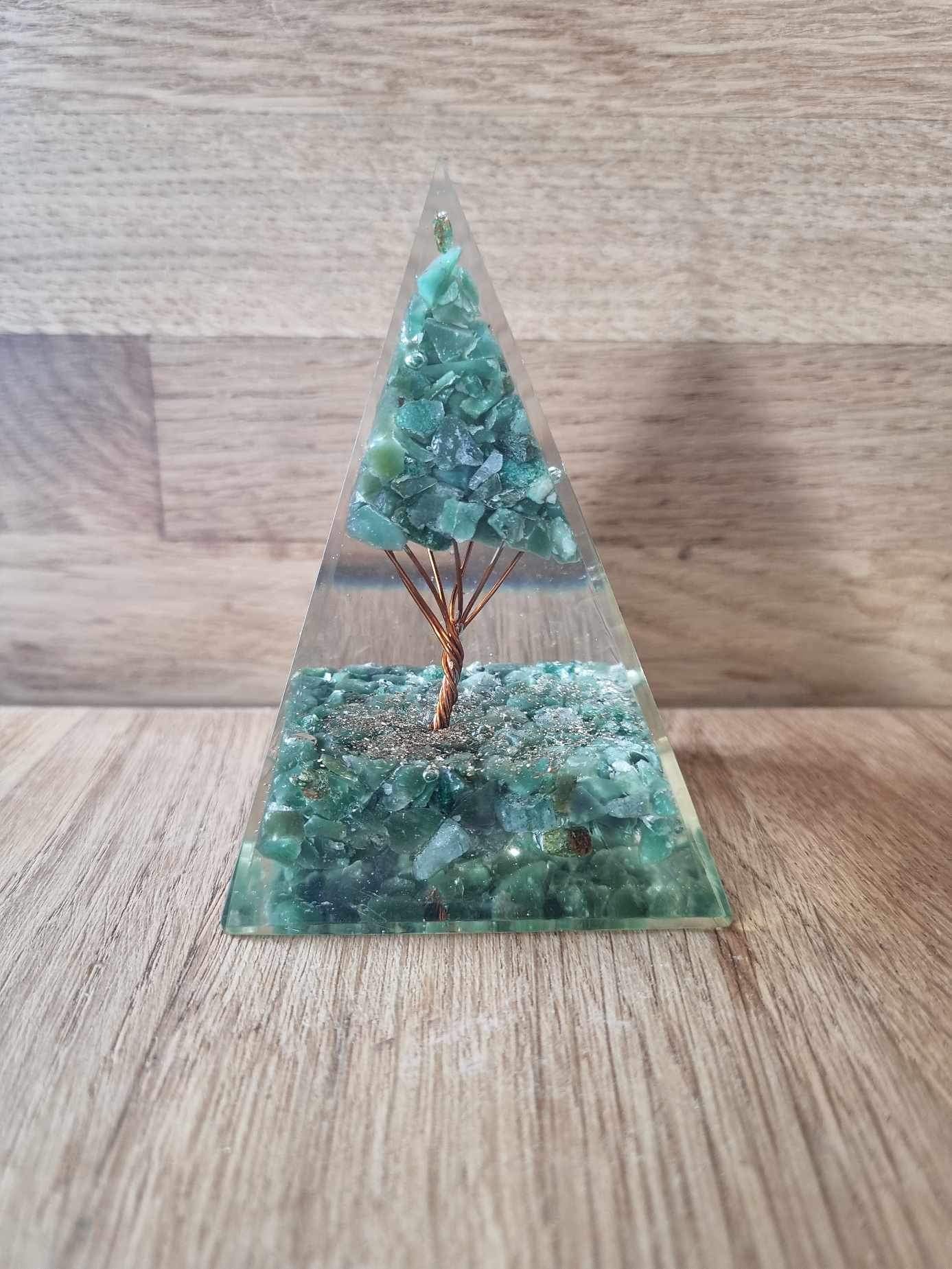 Large orgonite pyramid