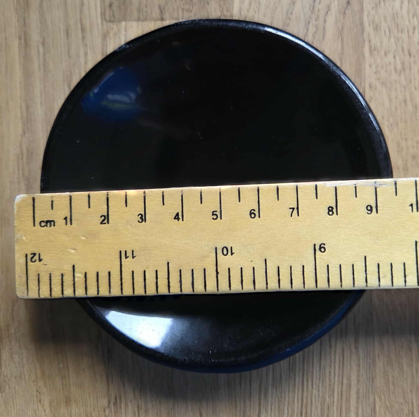 Black obsidian bowl