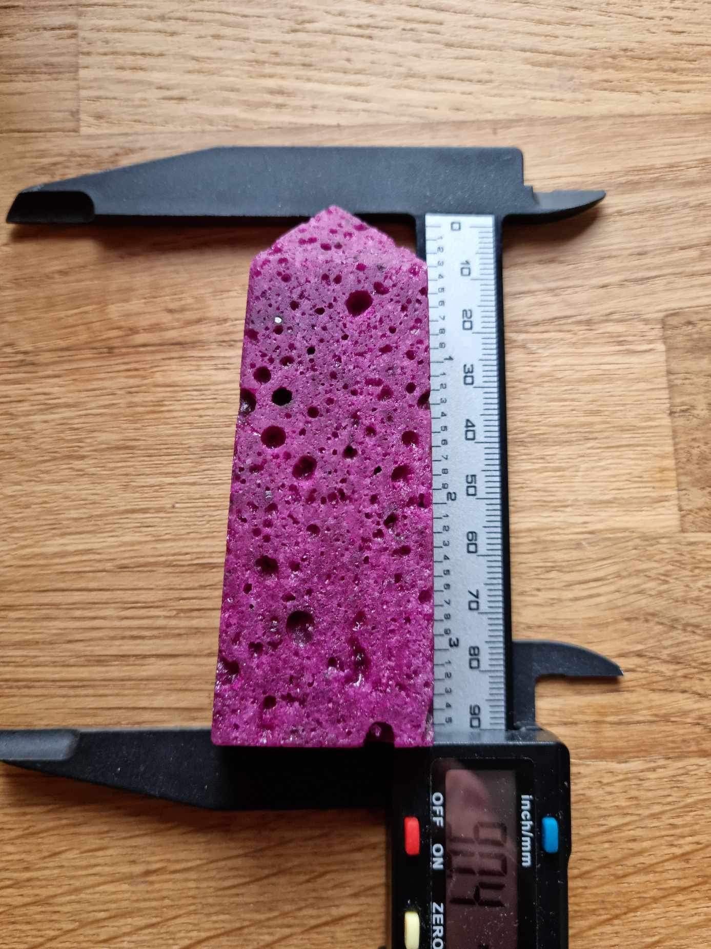 Honeycomb ruby point, 9.02cm