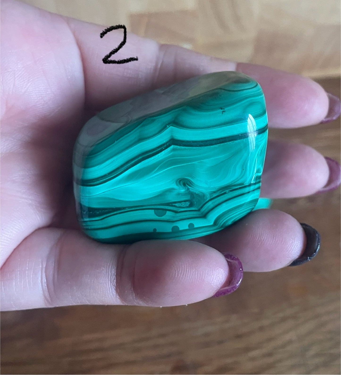 Malachite piece