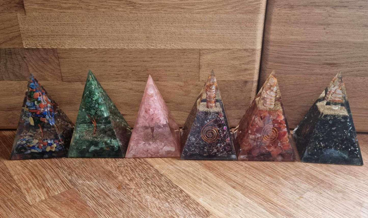 Large orgonite pyramid