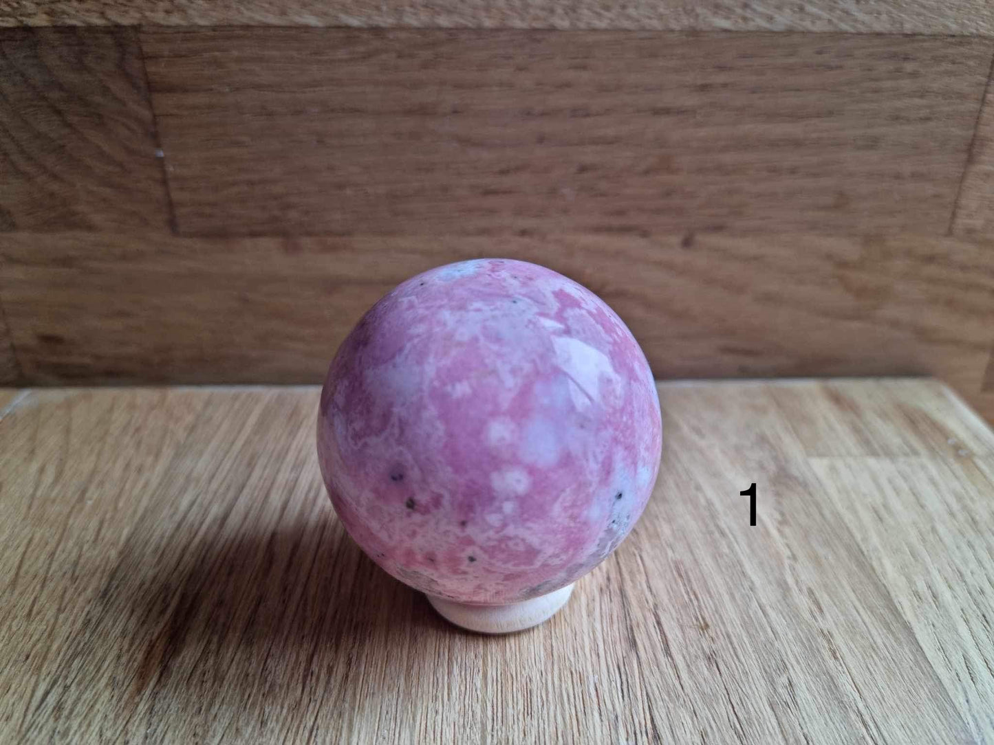 Peruvian rhodonite sphere