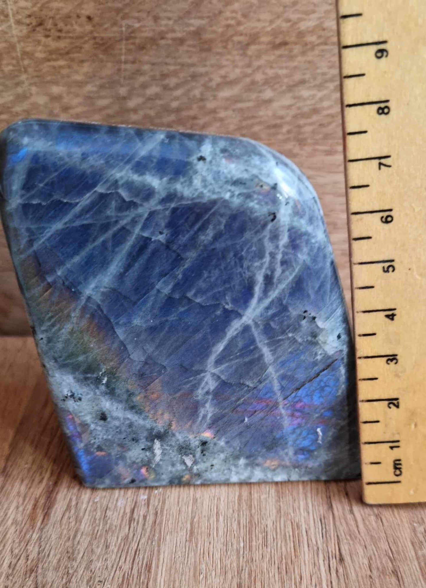 Purple labradorite freeforms