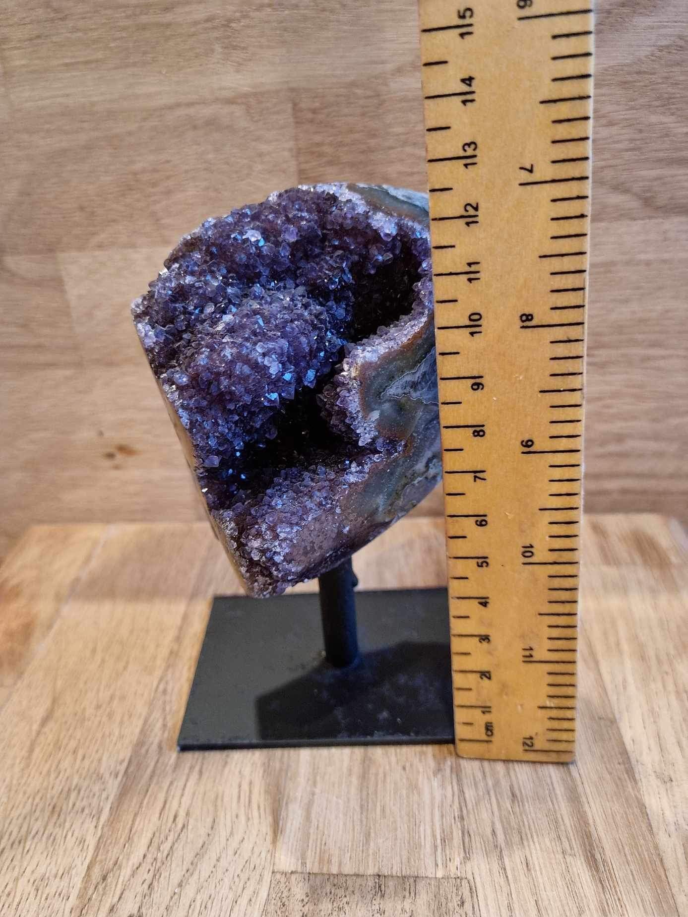 Amethyst Druze on stand