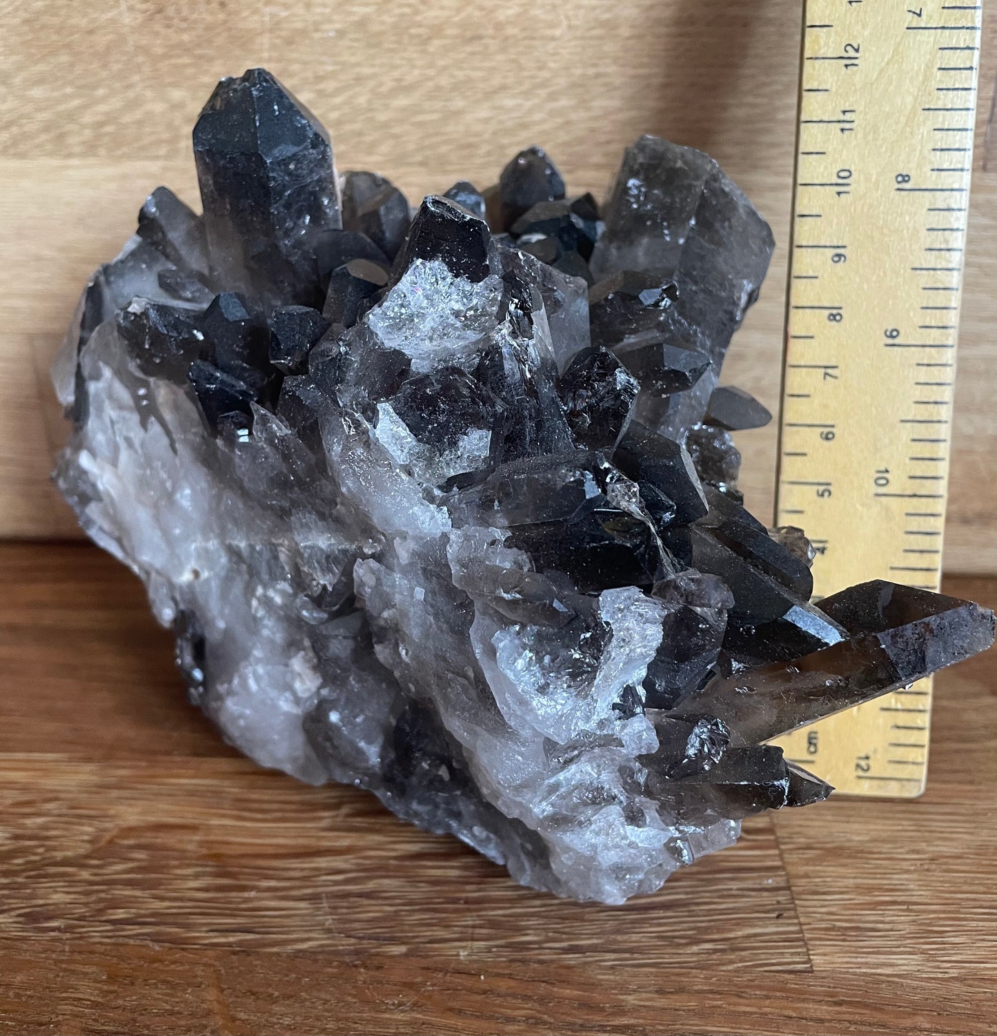 Smoky quartz cluster, 1.1637kg